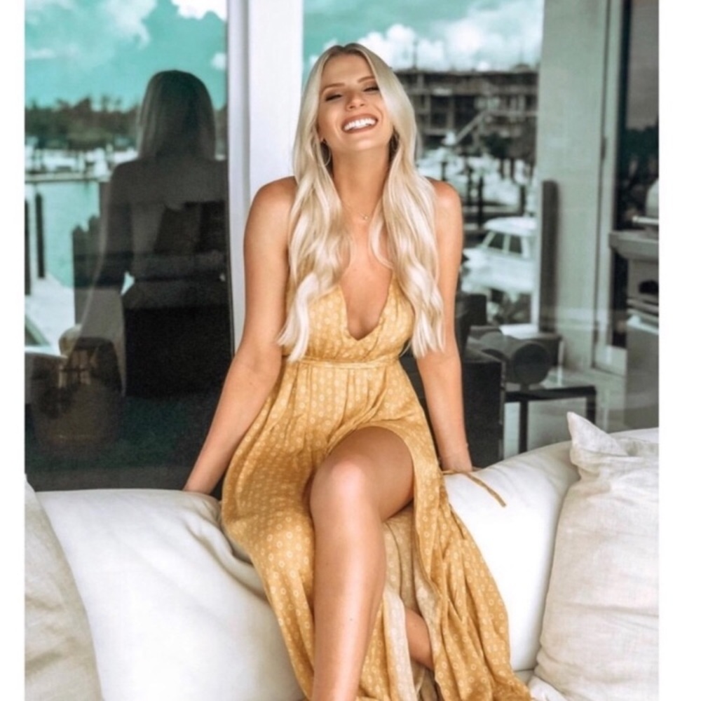 Boho print Skylar Madison long maxi dress